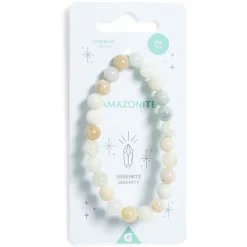 Best Gifi Bracelet crystal fin 24 perles amazonite vert - Sérénité