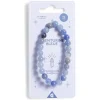 Discount Gifi Bracelet crystal fin 24 perles aventurine bleu - Tranquilité