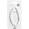 Clearance Gifi Bracelet crystal fin 24 perles Howlite blanc - Stabilité