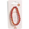 Sale Gifi Bracelet crystal large 26 perles cornaline auburn - Vitalité