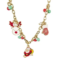 Gifi Bracelet doré avec pendentif design Noël