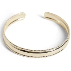 Sale Gifi Bracelet manchette métal doré