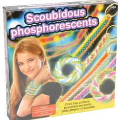 Bracelets scoubidous phosphorescents*Gifi