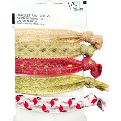 Gifi Bracelet tissu fantaisie x5