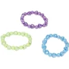 Gifi Bracelet violet vert bleu x3