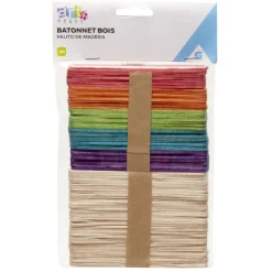 Gifi Jeux Créatifs<Bâtonnets en bois x80