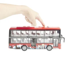 Hot Gifi Bus sonore et lumineux double niveau gris