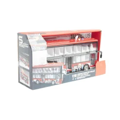 Hot Gifi Bus sonore et lumineux double niveau gris