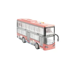 Hot Gifi Bus sonore et lumineux double niveau gris