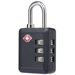 Clearance Gifi Cadenas de voyage avec code de sécurité noir