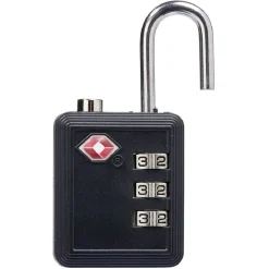 Clearance Gifi Cadenas de voyage avec code de sécurité noir