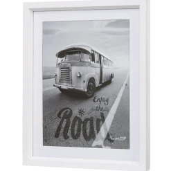 Gifi Cadre déco bus ancien noir et blanc