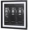 Gifi Cadre déco design pompe à essence noir et blanc