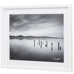 Gifi Cadre déco design vue sur mer noir et blanc