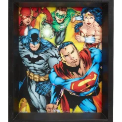 Cadre effet relief 3D Comics supers héros*Gifi Best