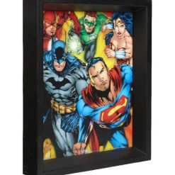 Cadre effet relief 3D Comics supers héros*Gifi Best