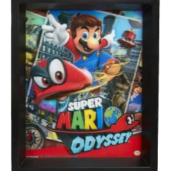 Gifi Cadre effet relief 3D Super Mario Odyssey