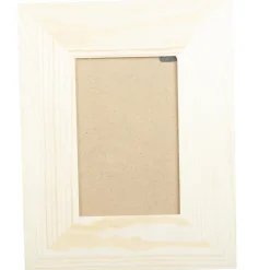 Gifi Cadre photo en bois marron 19x24 cm