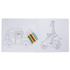 Cahier de coloriage avec feutres*Gifi Discount