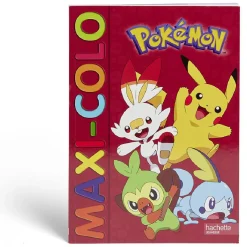 Gifi Cahier de coloriage Maxi-colo Pokémon, Hachette jeunesse