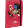 Cahier élastique latéral motif retro gamer A5 rouge 160 pages*Gifi Discount