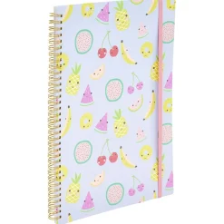 Cahier à spirale avec élastique latéral format A4 184 pages*Gifi New