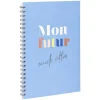 Cahier à spirale inscription Mon Futur format A4 bleu 184 pages*Gifi Online