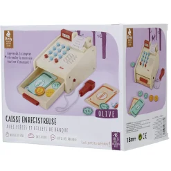 New Gifi Caisse enregistreuse en bois