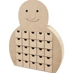 Gifi Calendrier de l'avent bonhomme de neige à décorer medium