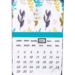Calendrier design fleurs*Gifi Outlet