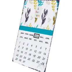 Calendrier design fleurs*Gifi Outlet