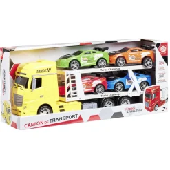 Gifi Jeux D'Imagination Et D'Imitation<Camion de transport avec voitures