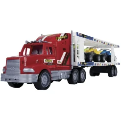Gifi Jeux D'Imagination Et D'Imitation<Camion transporteur à friction + 3 quads