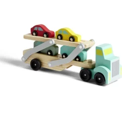 Gifi Eveil<Camion transporteur 4 voitures en bois