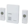 Carillon sans fil + 2 boutons poussoir 300m blanc*Gifi Best