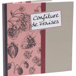 Gifi Carnet de recettes design confiture de fraises