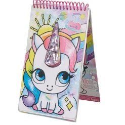 Gifi Jeux Créatifs<Carnet à dessins design licorne rose Lansay