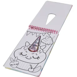 Gifi Jeux Créatifs<Carnet à dessins design licorne rose Lansay