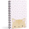 Carnet spirale A5 à lignes thème chaton coeur 160 pages*Gifi Best