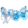 Gifi carrosse bleu et son cheval