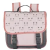 Clearance Gifi Cartable maternelle design chat rose gris