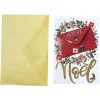 Carte de voeux Joyeux Noël avec porte billet*Gifi Hot
