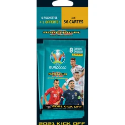 Carte Euro 2020 Panini x7*Gifi