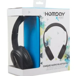 Casque audio bluetooth Homday noir*Gifi Best