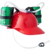 Casque à boisson double rouge*Gifi Discount