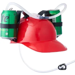 Casque à boisson double rouge*Gifi Discount