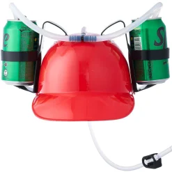 Casque à boisson double rouge*Gifi Discount