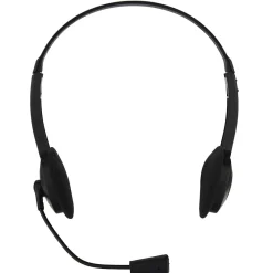 Casque gaming avec micro flexible réglable noir*Gifi Online