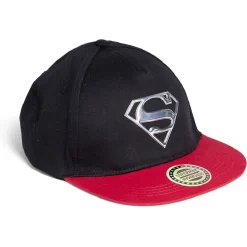 Hot Gifi Casquette Superman coton noir et rouge