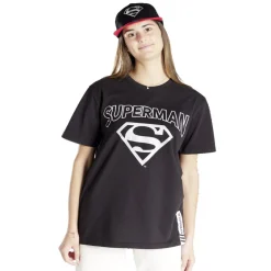 Hot Gifi Casquette Superman coton noir et rouge
